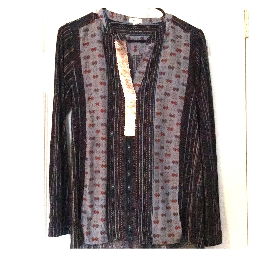 Anthropologie Sequin Top